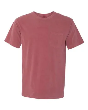 Comfort Colors Garment-Dyed Heavyweight Pocket T-Shirt 6030 Brick