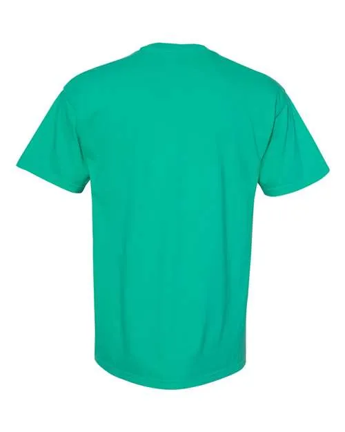 Comfort Colors Garment-Dyed Heavyweight Pocket T-Shirt 6030 Island Green