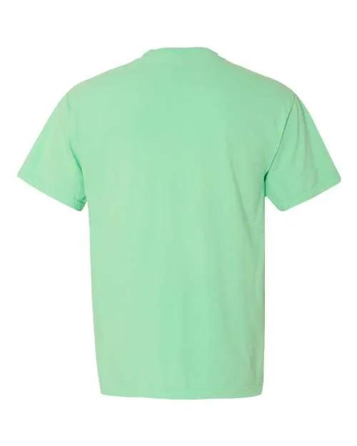 Comfort Colors Garment-Dyed Heavyweight Pocket T-Shirt 6030 Island Green