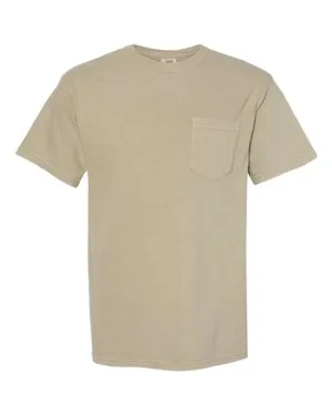 Comfort Colors Garment-Dyed Heavyweight Pocket T-Shirt 6030 Khaki