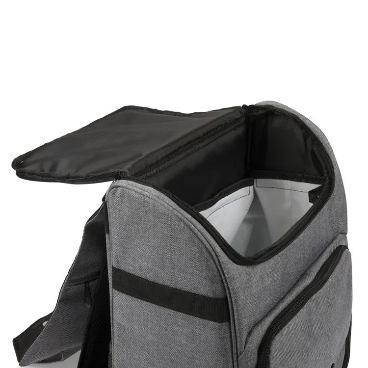 Commuter Travel Backpack Cooler, Heathered Gray