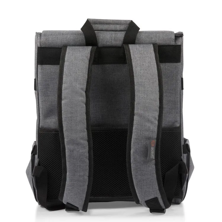 Commuter Travel Backpack Cooler, Heathered Gray