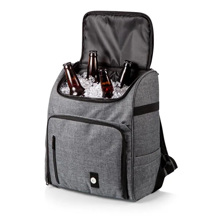 Commuter Travel Backpack Cooler, Heathered Gray