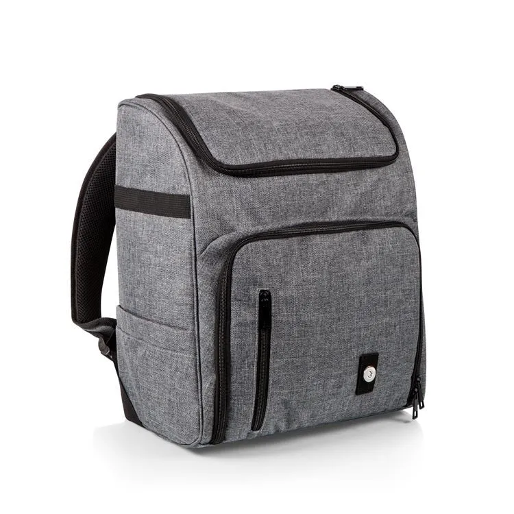 Commuter Travel Backpack Cooler, Heathered Gray