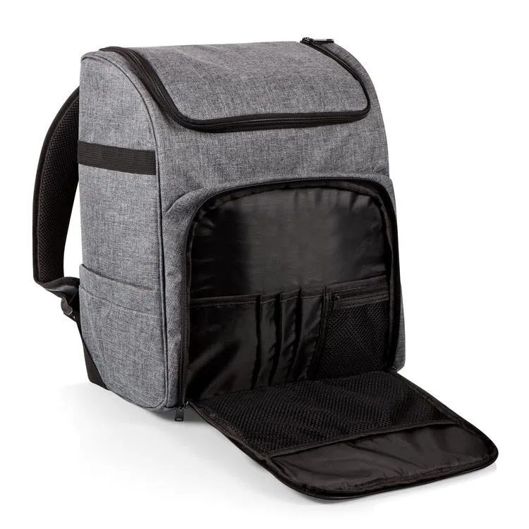 Commuter Travel Backpack Cooler, Heathered Gray