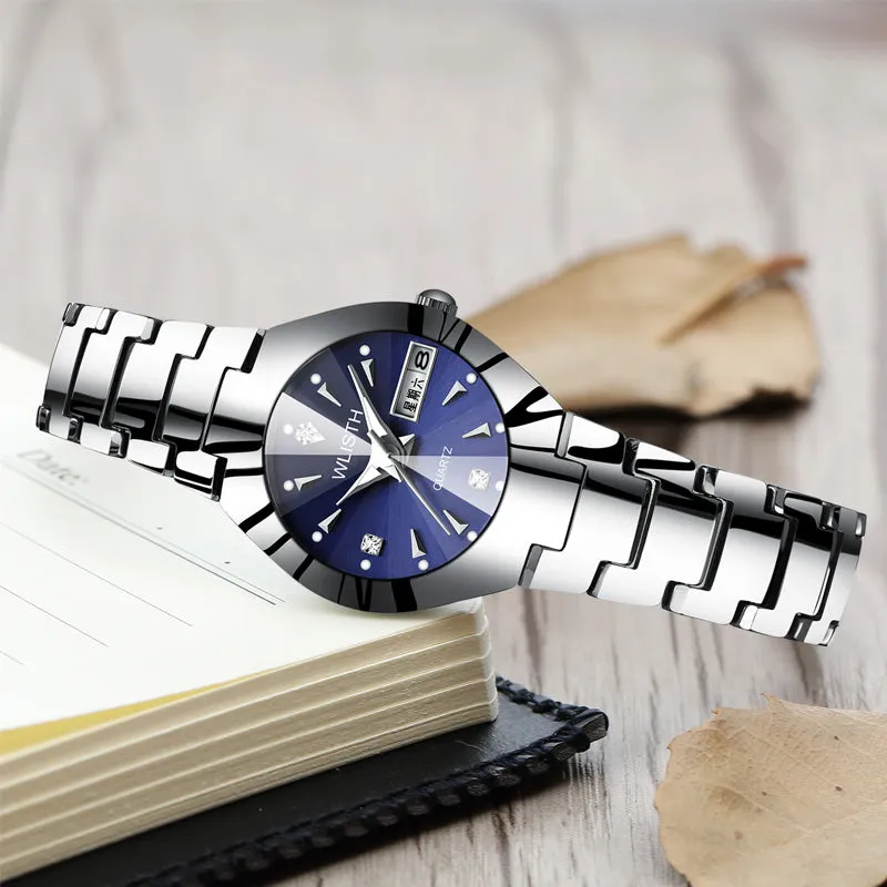 Couples luminous waterproof watch W11Q8353