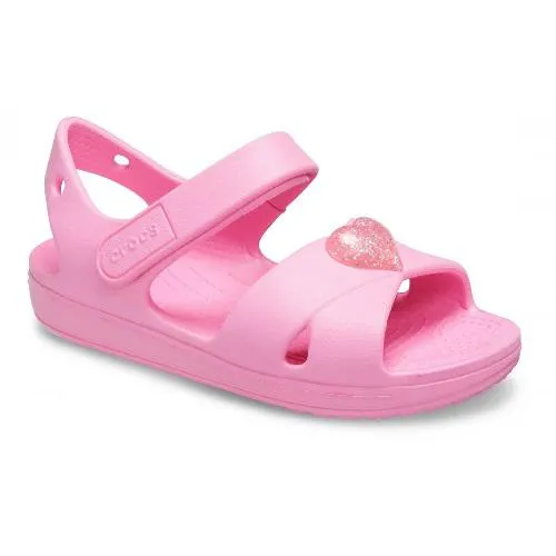 Crocs sandalo da bambina Classic Cross Strap Sandal K 206245-669 rosa