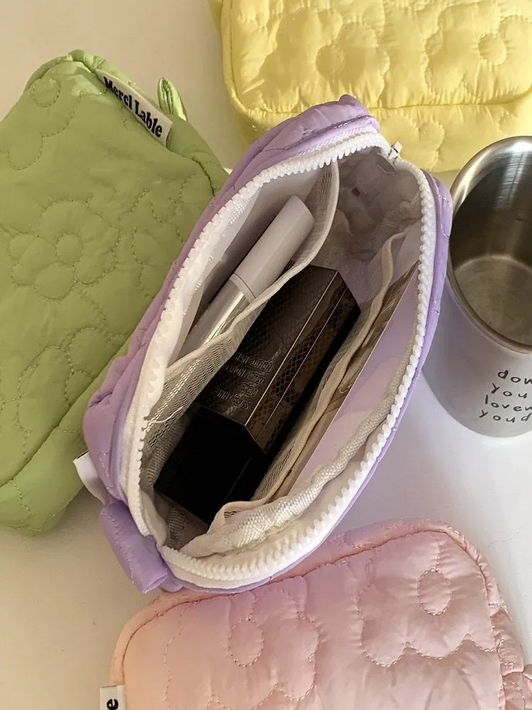 Cute Candy-Colored Makeup Bag