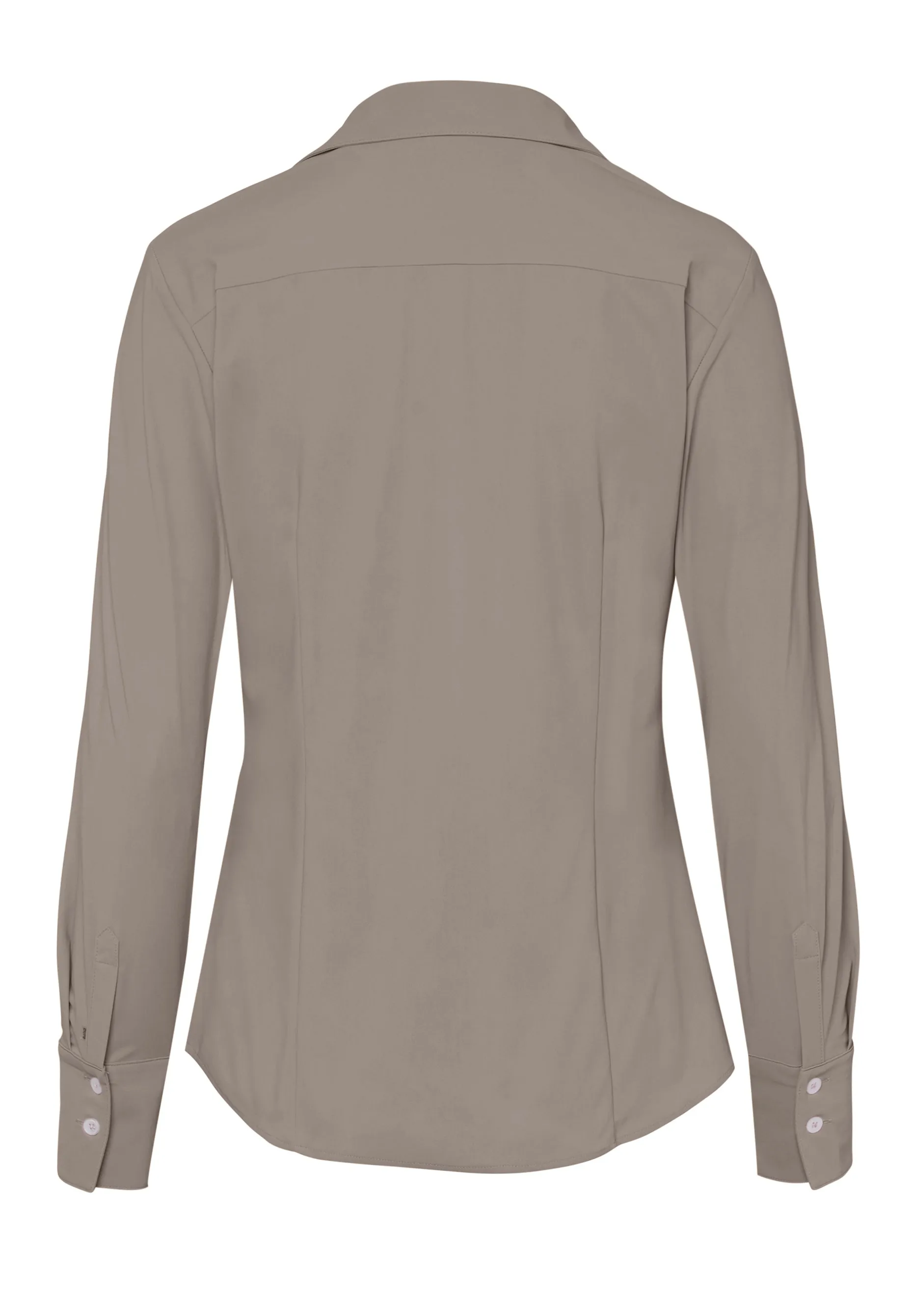 D91350-91910 - Functional Bluse Slim Fit - braun
