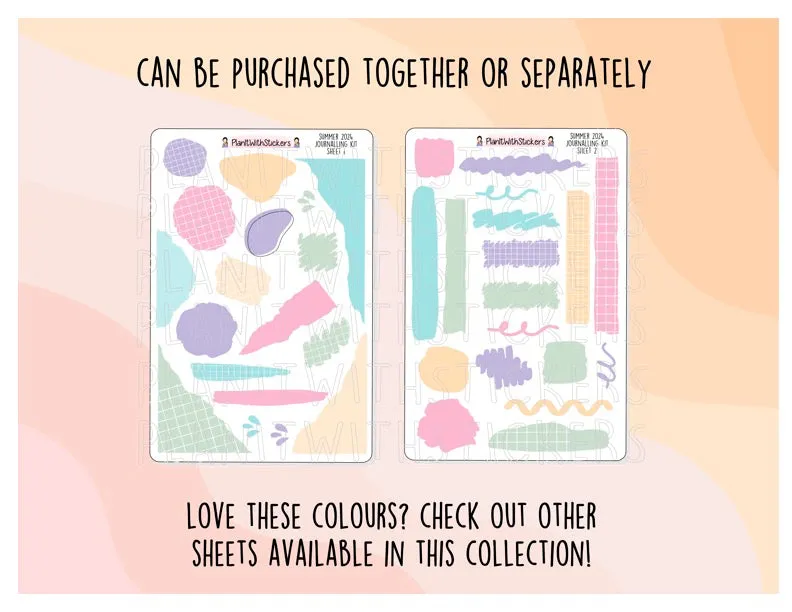 Date Headers - Summer 2024 Colours