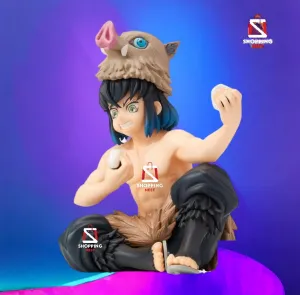 Demon Slayer Inosuke Hashibira Perching Action Figure | 13 Cms |
