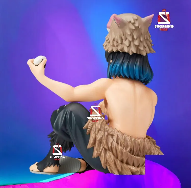 Demon Slayer Inosuke Hashibira Perching Action Figure | 13 Cms |