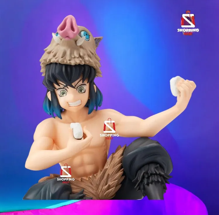 Demon Slayer Inosuke Hashibira Perching Action Figure | 13 Cms |