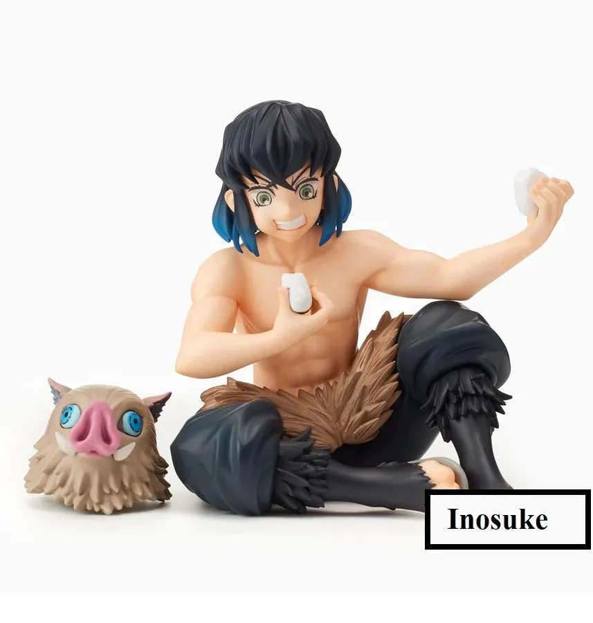 Demon Slayer Inosuke Hashibira Perching Action Figure | 13 Cms |