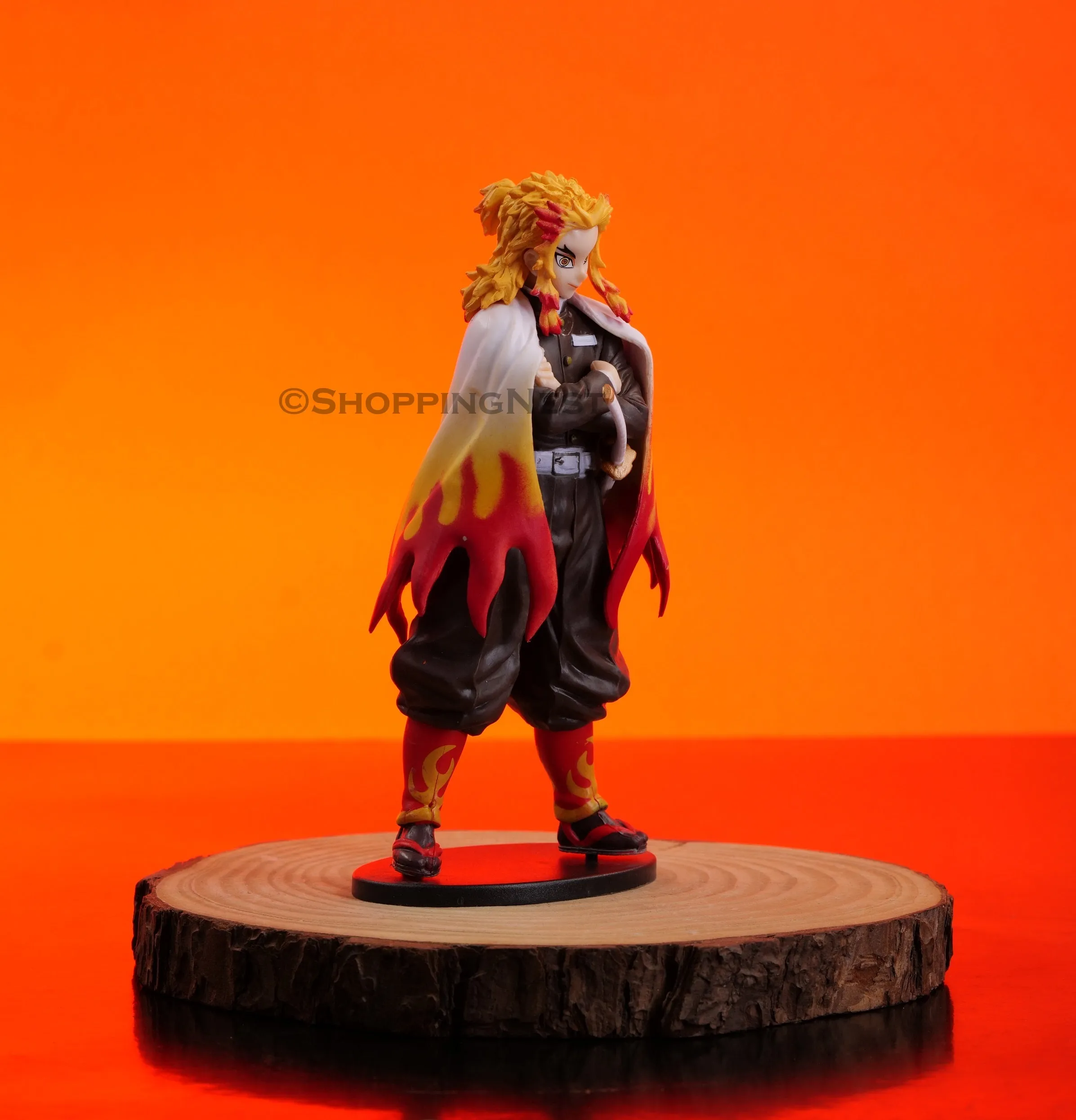 Demon Slayer Rengoku Kyojuro Flame Hashira Action Figure PVC | 16 Cms |