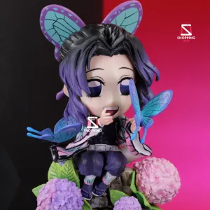 Demon Slayer | Shinobu  Kochou Cute Mini Action Figure  | 16 Cms |