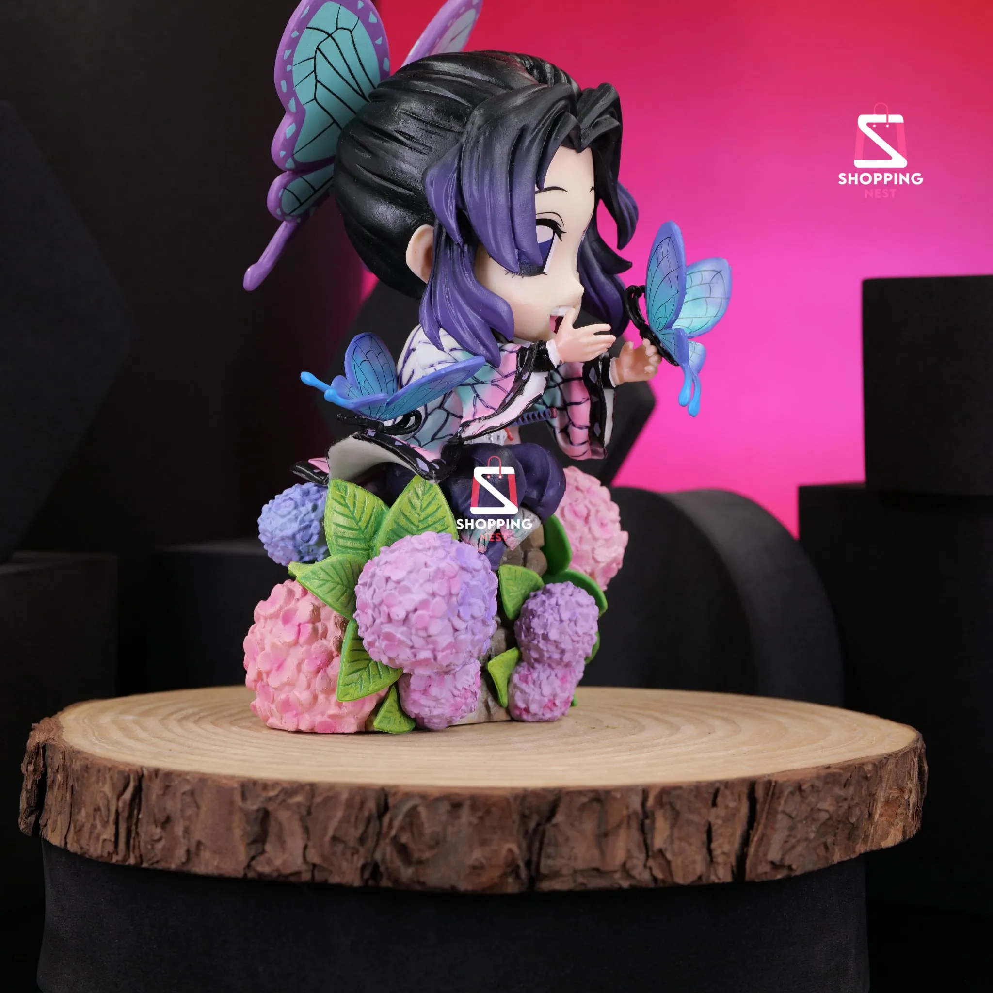 Demon Slayer | Shinobu  Kochou Cute Mini Action Figure  | 16 Cms |