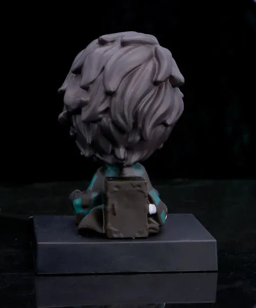 Demon Slayer Tanjiro Kamado Bobblehead With Mobile Holder For Cars | 14.5 CMS |
