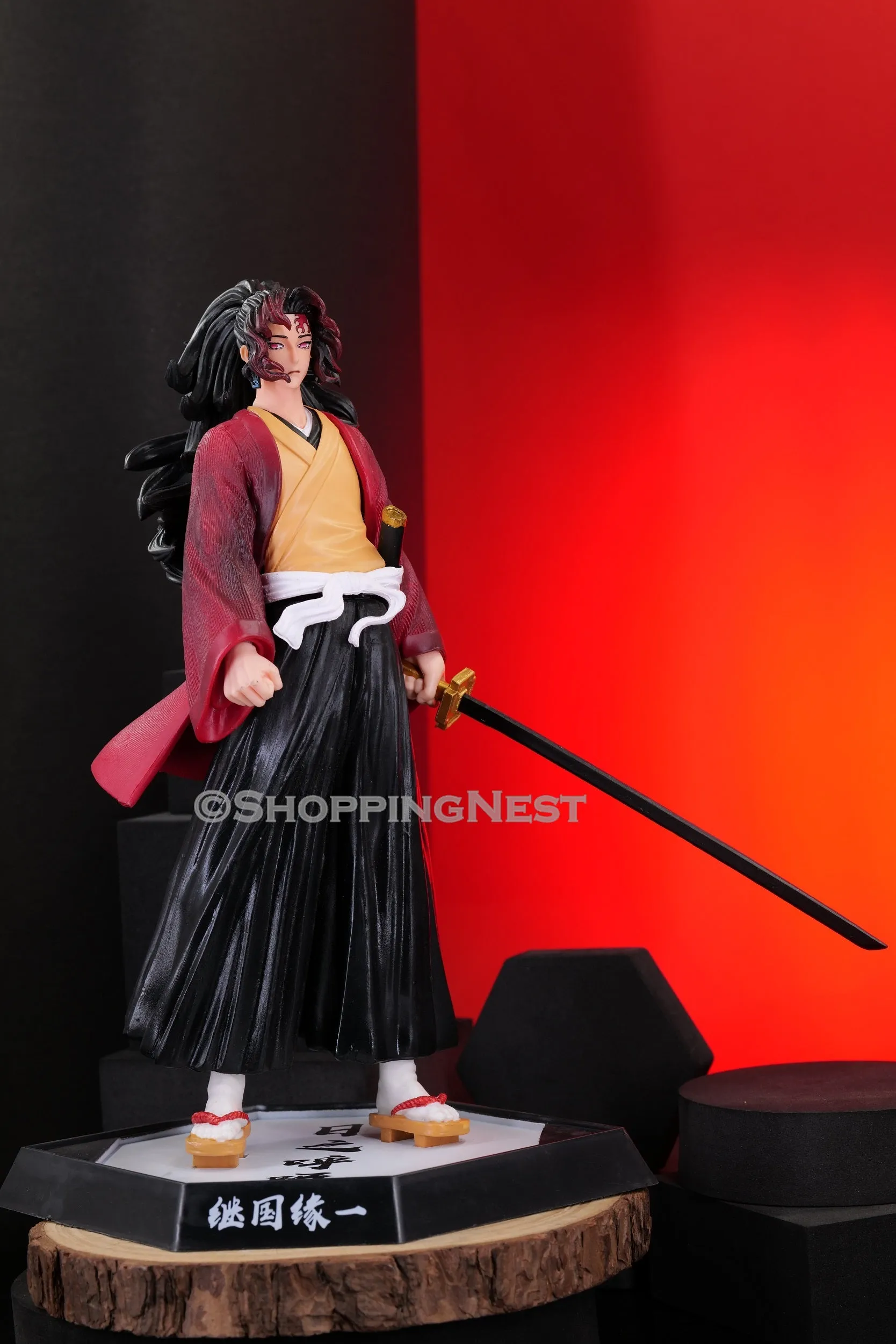 Demon Slayer Tsugikuni Yoriichi Upper Rank 6 Demon Action Figure | 31 Cms |