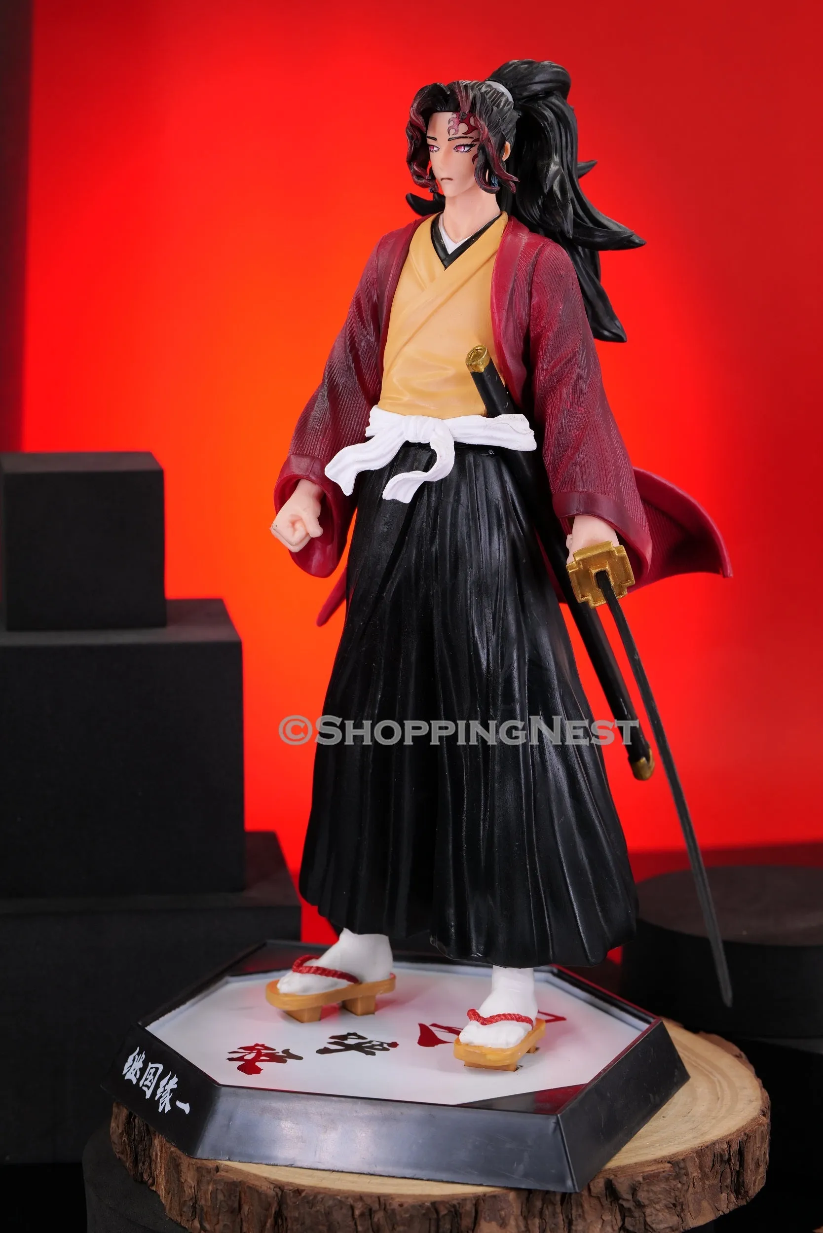Demon Slayer Tsugikuni Yoriichi Upper Rank 6 Demon Action Figure | 31 Cms |