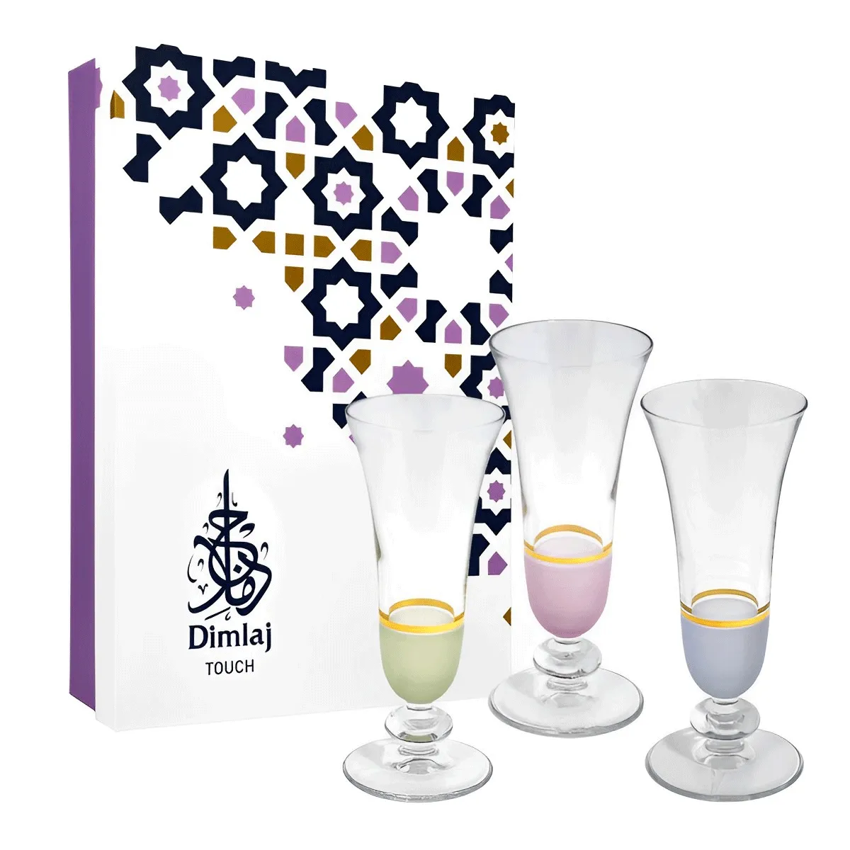 Dimlaj Luminous Set Of 6pcs Goblet Stems