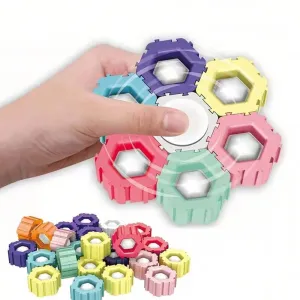 DIY ASSEMBLED SPINNING TOP TOY