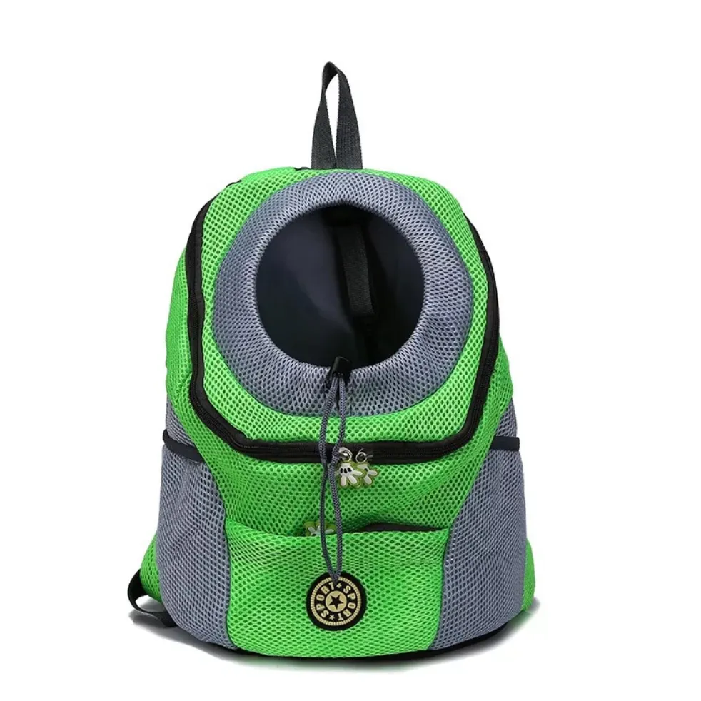 Dog Carrier Backpack - Double Shoulder Portable Travel Outdoor Pet Carrier Bag Mesh