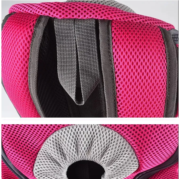 Dog Carrier Backpack - Double Shoulder Portable Travel Outdoor Pet Carrier Bag Mesh