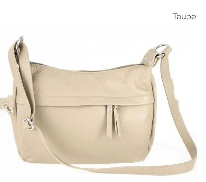 DONNA    Medium size leather cross body/shoulder bag
