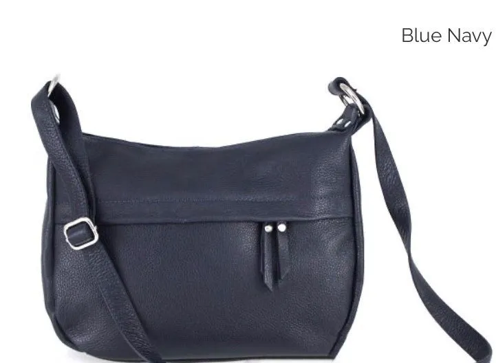 DONNA    Medium size leather cross body/shoulder bag
