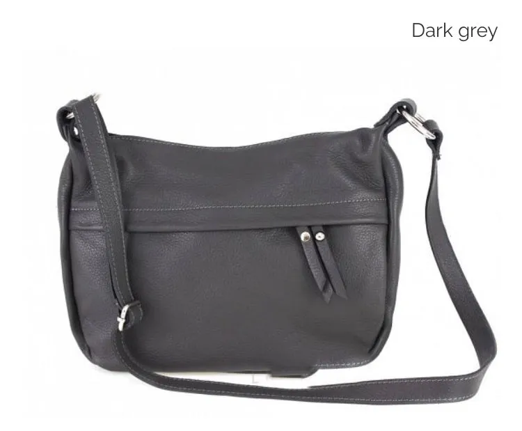 DONNA    Medium size leather cross body/shoulder bag