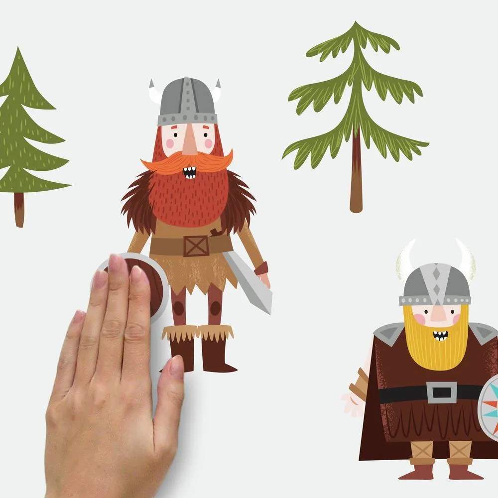 Dragons and Vikings Wall Decals