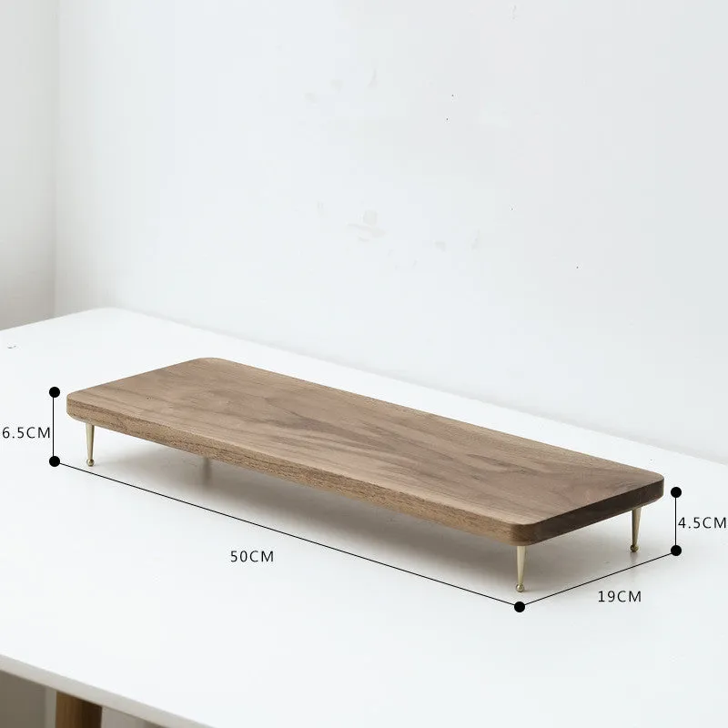 Eco Friendly Walnut Multifunctional Office Desk Storage Rack for office use
