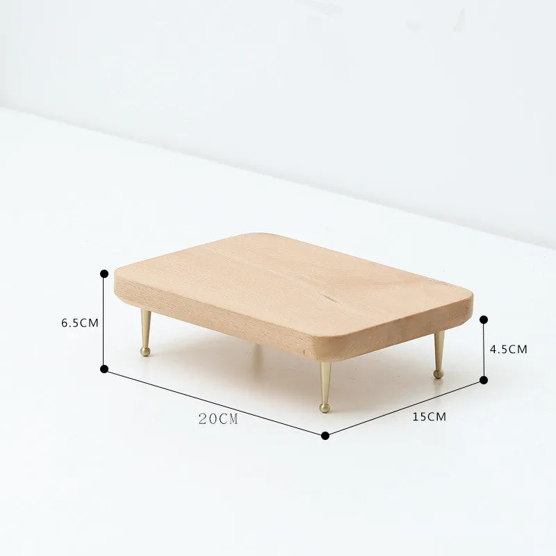 Eco Friendly Walnut Multifunctional Office Desk Storage Rack for office use