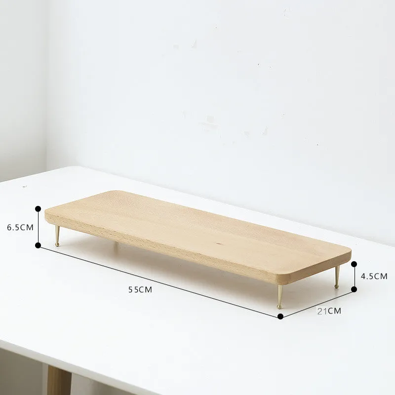 Eco Friendly Walnut Multifunctional Office Desk Storage Rack for office use