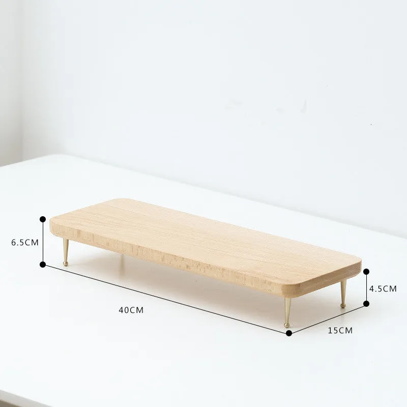 Eco Friendly Walnut Multifunctional Office Desk Storage Rack for office use