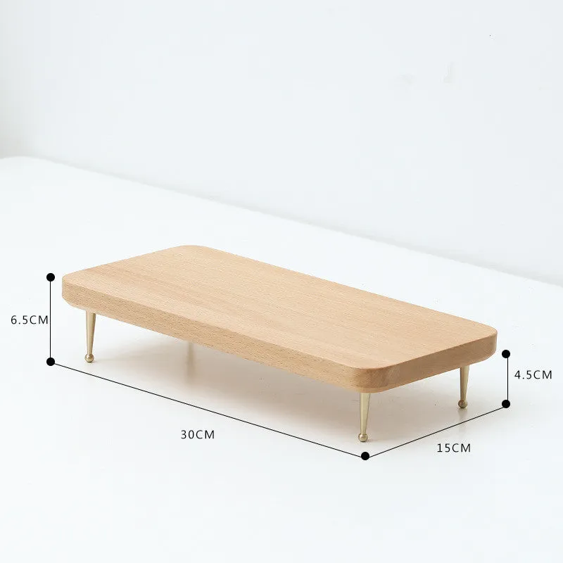 Eco Friendly Walnut Multifunctional Office Desk Storage Rack for office use