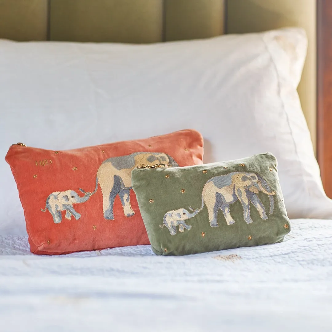 Elephant Conservation Makeup Bag
