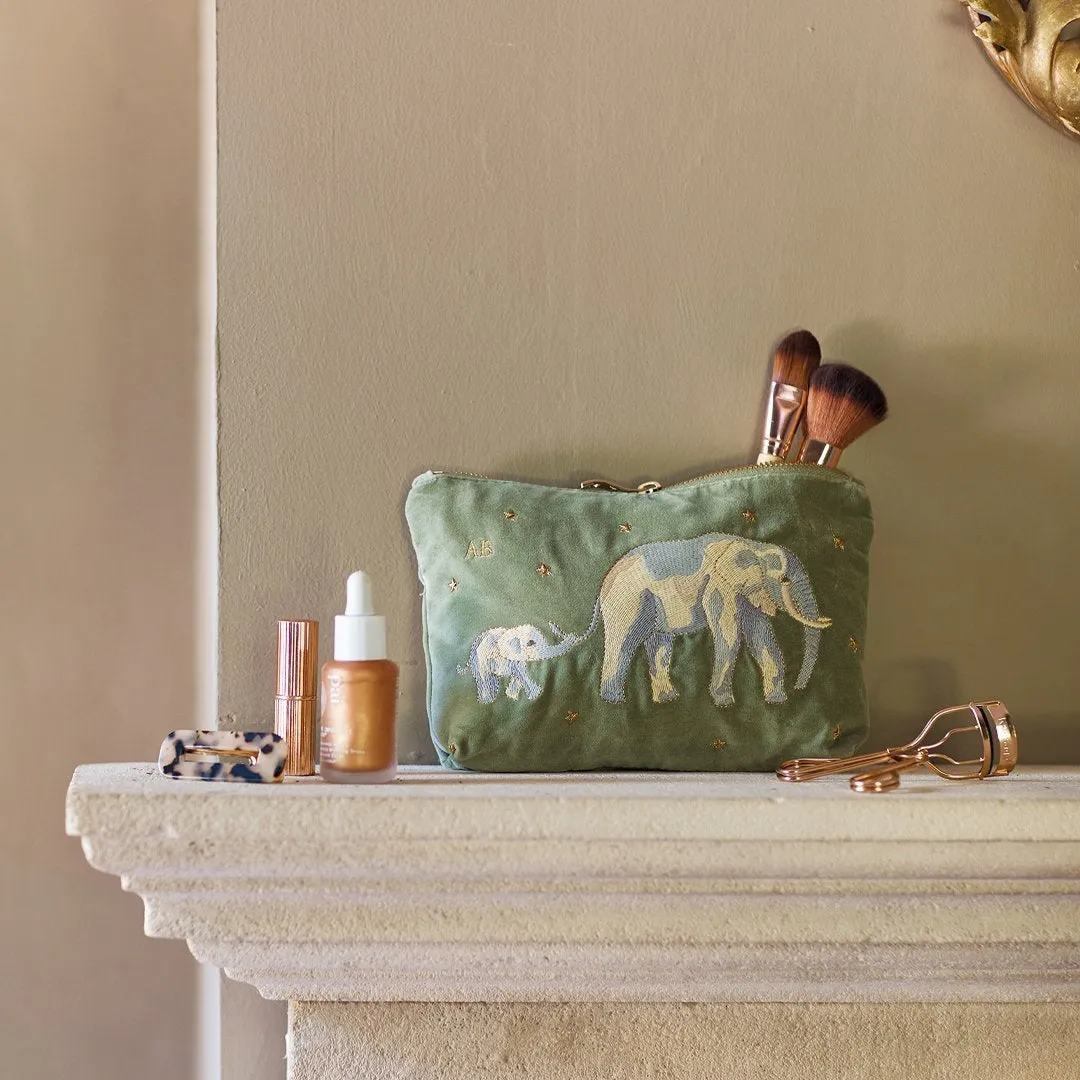 Elephant Conservation Makeup Bag