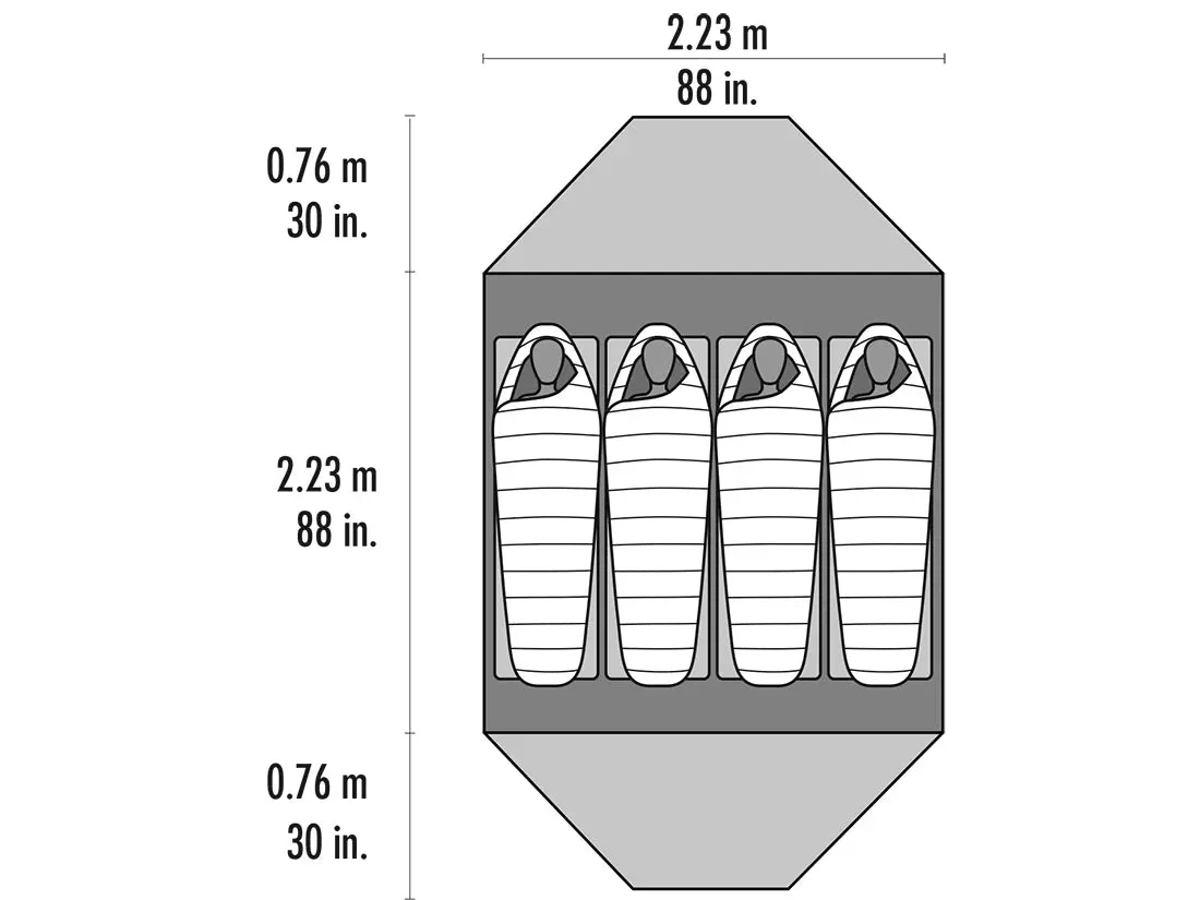 Elixir 4 V2 Tent with Footprint