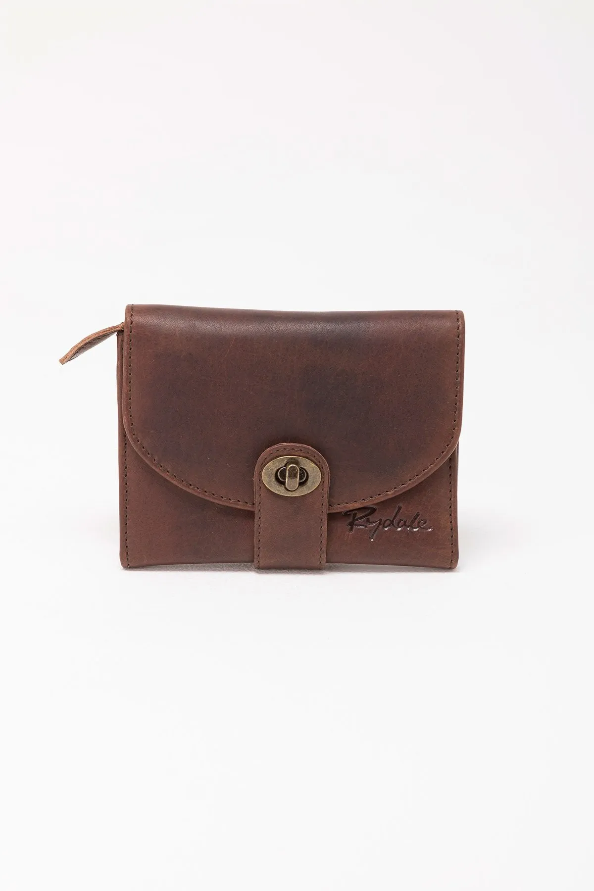 Emily Leather Short Saddle Purse