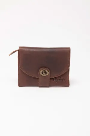 Emily Leather Short Saddle Purse