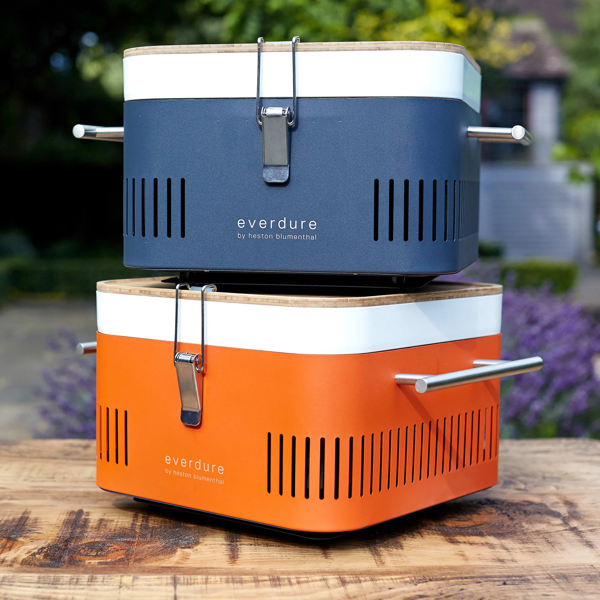 Everdure by Heston Blumenthal CUBE Charcoal Portable BBQ Orange