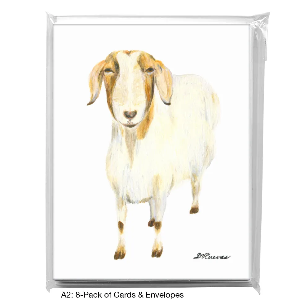 Farrah Goat, Greeting Card (8124)