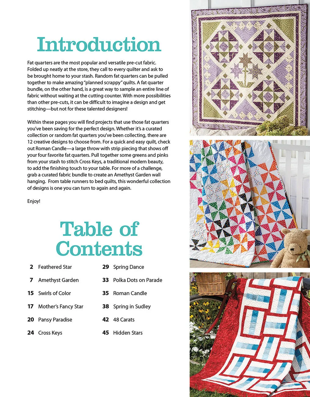 Fat Quarter-Friendly Quilts