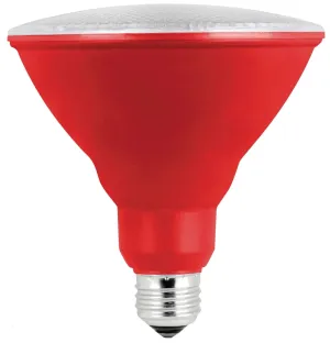 Feit Electric PAR38/R/10KLED/BX LED Bulb, Flood/Spotlight, PAR38 Lamp, E26 Lamp Base, Red Light :EA: QUANTITY: 4