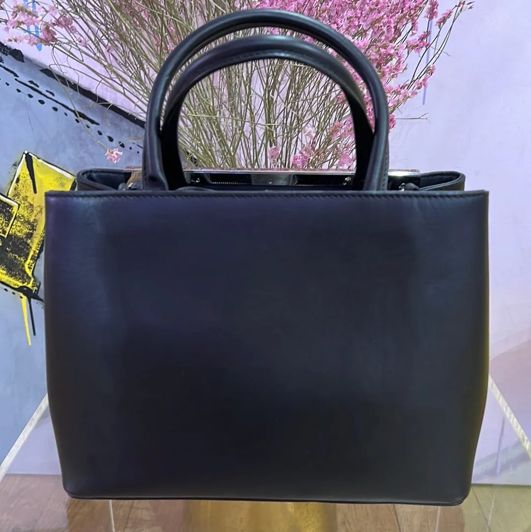Fendi Studded Black Leather Tote  - ADL1197