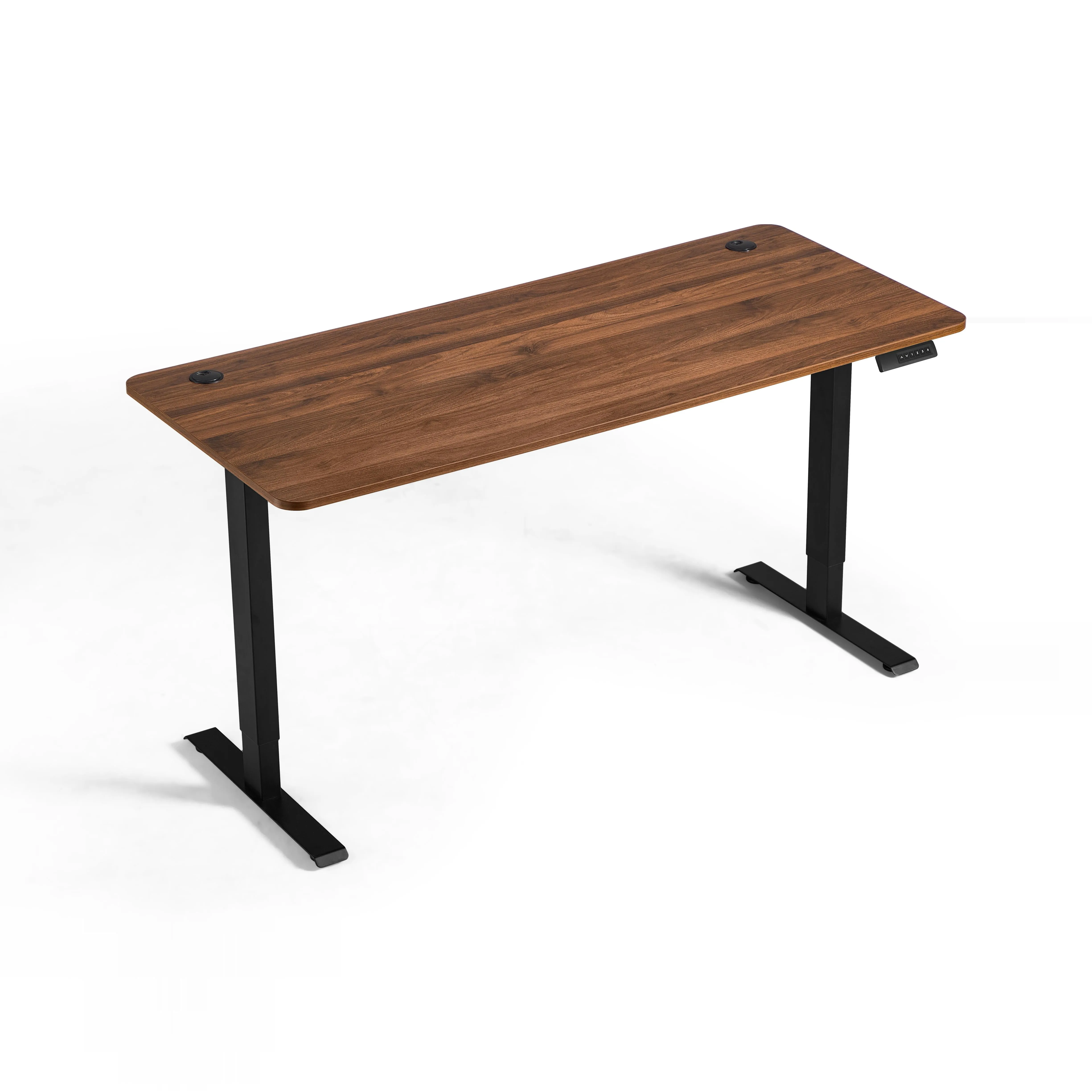 FINN Adjustable Electric Walnut Standing Desk