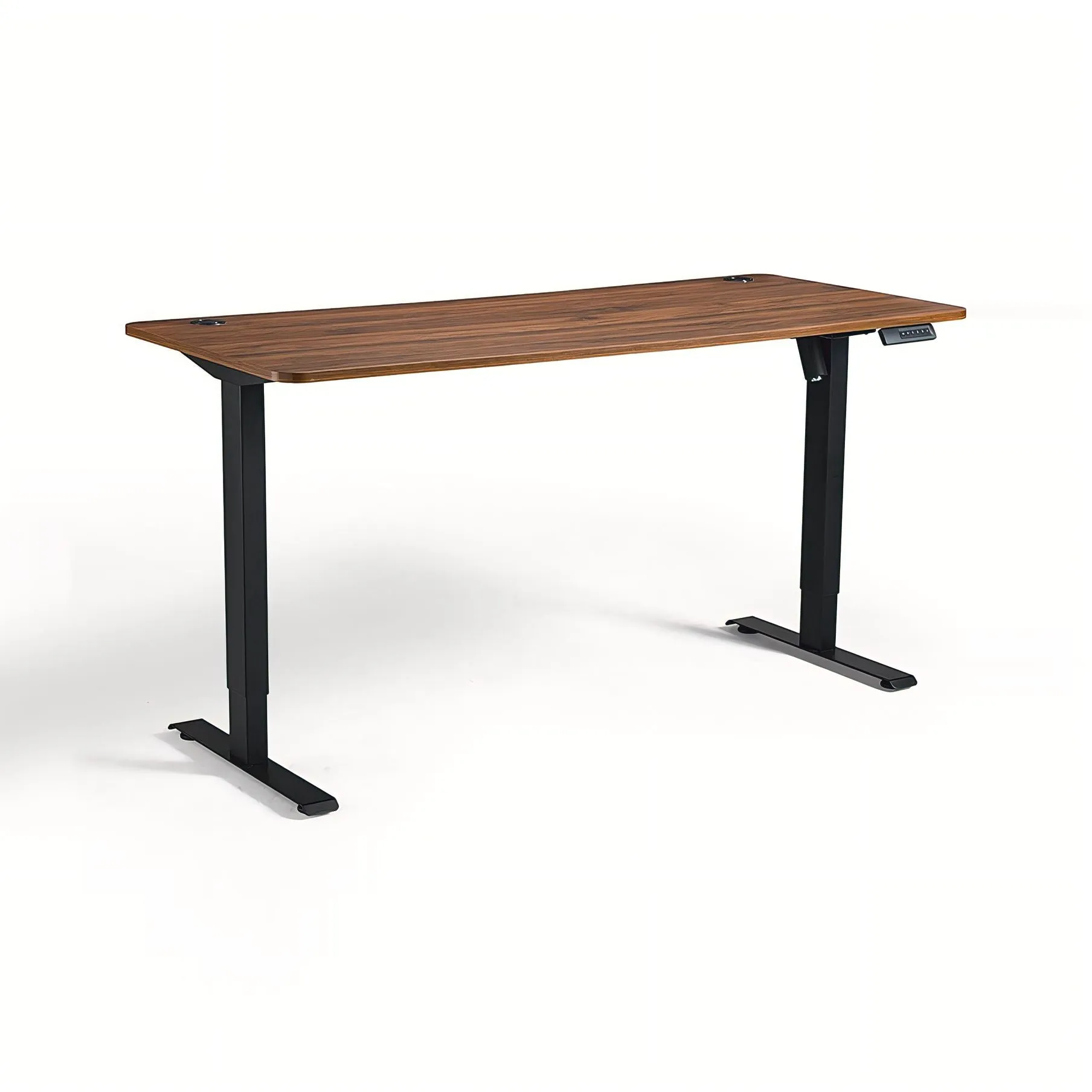 FINN Adjustable Electric Walnut Standing Desk