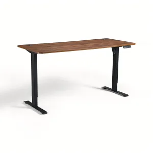FINN Adjustable Electric Walnut Standing Desk